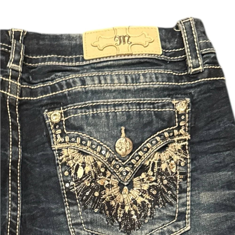 Miss Me Easy Bermuda Denim Shorts - Picture 6 of 10